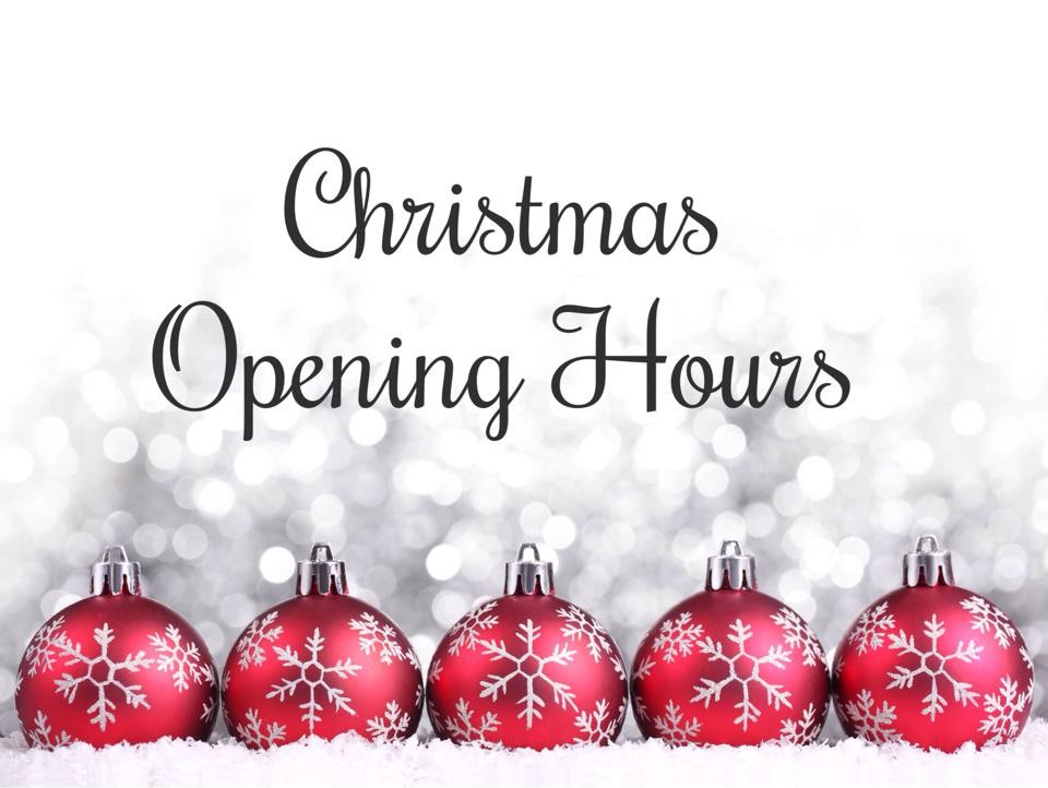 Christmas Opening Hours - Parkside Hospital